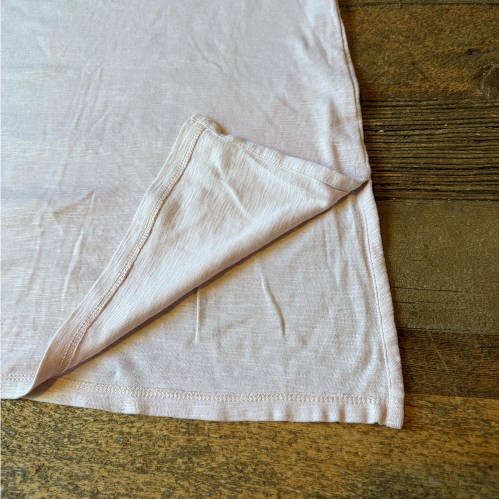J.Jill Pima Scoop-Neck Elbow-Sleeve Tee Pink Size XSP - Picture 5 of 8